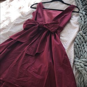 Lauren James Emerson Dress (Maroon)